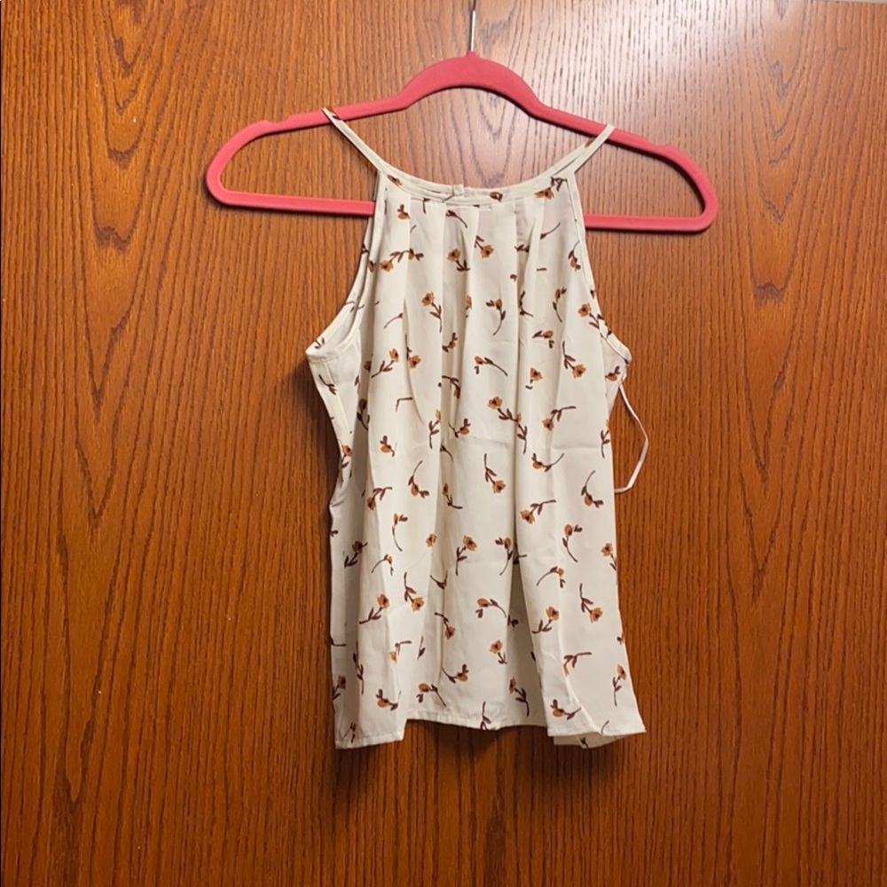 Francesca’s patterned tank blouse